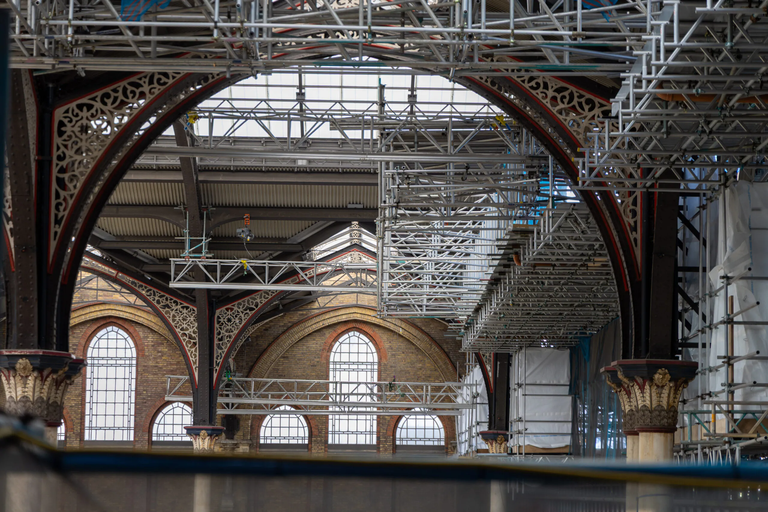 History and scaffolding meet.